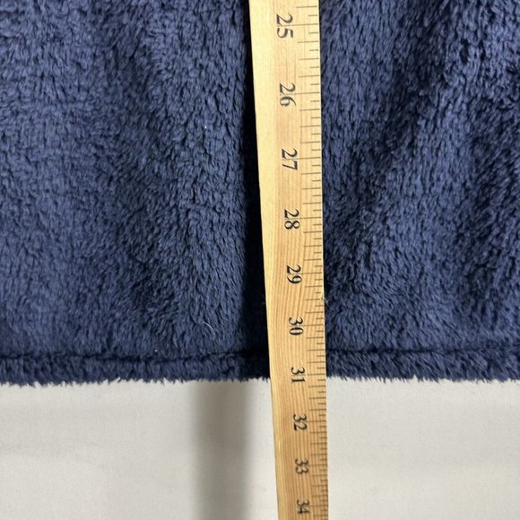 LL Bean Winterloft Fleece 1/4 Zip Sweatshirt Men Size XL Reg Pullover Navy Blue - Picture 5 of 8